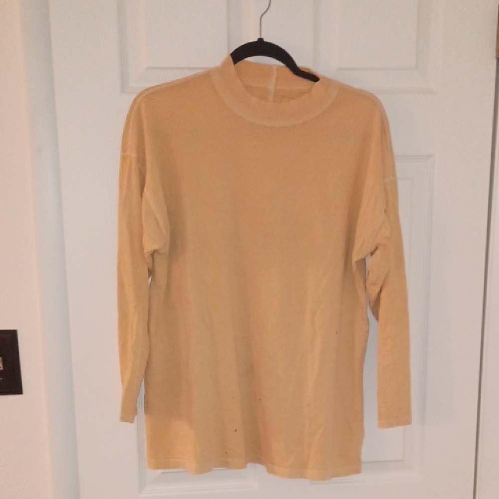 We The Free Camel Cowl Neck Sweater
